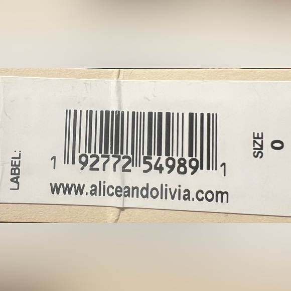 Alice + Olivia Stripped Denim Dress - Picture 7 of 7